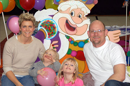 Candy Land Participants Posing for Picture